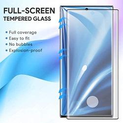 [2 Pack] Galaxy Note 10 Screen Protector, [Bubble Free] [Anti-Scratch] [3D HD] [Compatible Fingerprint] 9H Hardness Tempered Glass Film Screen Protector for Samsung Galaxy Note 10