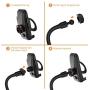 Car Cup Holder Phone Mount,Adjustable Gooseneck Cell Phone Holder with 360° Rotatable Cradle for iPhone Xs/X/8/7 Plus/6/Samsung Note 9/8/Galaxy S9/S9 /S8,GPS and Most Smartphones.