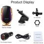 Wireless Car Charger Mount,Windshield Dash Air Vent Phone Holder Compatible iPhone 11/11 Pro/11 Pro Max/Xs MAX/XS/XR/X/8/8+,Samsung S10/S10+/S9/S9+/S8/S8+