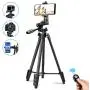 Phone Tripod,57" Extendable Travel Tripod Stand with Cell Phone Tripod Holder,Smartphone Remote Shutter,Compatible with iPhone/Android Phone,Camera,Gopro Phone Tripod,57" Extendable Travel Tripod Stand with Cell Phone Tripod Holder,Smartphone Remote Shutter,Compatible with iPhone/Android Phone,Camera,Gopro