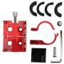Enrilior Bicycle Aluminum Alloy Mobile Phone Bracket Bike Handlebar Clip Stand Navigation Holder(Red)