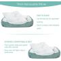 JEMA Rectangle Dog Bed - Lounger for Dogs & Cats with Non Slip Waterproof Bottom,Medium Cuddler Pet Bed