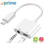 Headphone Adapter for iPhone 11 pro 3.5mm Jack Car Charger AUX Converter Splitter Charge & Audio Adapters Cables 2 in 1 for iPhone 11/11 Pro/8/8Plus/7/7Plus/X/10/Xs/Xs Max Dongle Earphone Adaptor