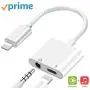 Headphone Adapter for iPhone 11 pro 3.5mm Jack Car Charger AUX Converter Splitter Charge & Audio Adapters Cables 2 in 1 for iPhone 11/11 Pro/8/8Plus/7/7Plus/X/10/Xs/Xs Max Dongle Earphone Adaptor
