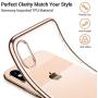 TORRAS Crystal Clear iPhone Xs Max Case, [Anti-Yellowing] Soft Silicone Shockproof TPU Slim Thin Protective Phone Cover Case for iPhone Xs Max 6.5 inch - Gold