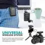 Movo Wireless Smartphone Video Kit with Tripod, Grip Rig, Wireless Lavalier Microphone, LED Light, Lightning, USB Type C Dongles - Compatible with iPhone, Android, Samsung Galaxy, Pixel, Moto, and HTC
