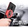 Samsung Galaxy S9 Case - eSamcore Ring Holder Kickstand Cases + Dashboard Magnetic Phone Car Mount [RED]