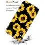 J.west iPhone Xs Case Vintage Flower Floral, Cute Yellow Sunflowers Black Soft Cover for Girls/Women Sturdy Flexible Slim fit Fashion Design Pattern Drop Protective Case for iPhone X/XS J.west iPhone Xs Case Vintage Flower Floral, Cute Yellow Sunflowers Black Soft Cover for Girls/Women Sturdy Flexible Slim fit Fashion Design Pattern Drop Protective Case for iPhone X/XS