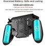 EGFheal Gamepad AK77 Mobile Game Controller Trigger Joystick Gamepad Mobile Phone Gamepad Transmitter Handle for PUBG with 1200mah Battery