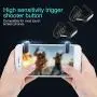 Bewinner Tactile Shooting Button, 2PCS Trigger Shooter Button for Mobile Phone, Tactile Game Controller Button with High Sensitivity Game Joystick Grip for Touch Screen Phones(Black) Bewinner Tactile Shooting Button, 2PCS Trigger Shooter Button for Mobile Phone, Tactile Game Controller Button with High Sensitivity Game Joystick Grip for Touch Screen Phones(Black)