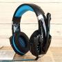 Pudincoco SADES USB Gaming Headset Stereo Computer Headphone with Mic 3.5mm Jack for PC Laptop Mobile Phone for Mac for Xbox one for PS4(Black & Blue)