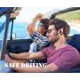 Bluetooth Headset, Wireless Bluetooth Earpiece V4.1Hands-Free Earphones with Noise Cancellation Mic for Driving/Business/Office, Compatible with iPhone and Android(Gray)