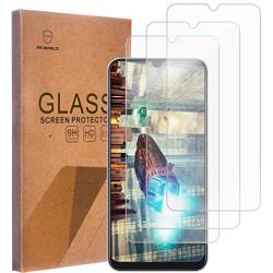 [3-PACK]-Mr.Shield For Samsung Galaxy A20 [Not Fit for Galaxy S20] [Tempered Glass] Screen Protector with Lifetime Replacement