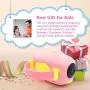 Mini DV Camera,MERLINAE Kids Video 12 MP Digital Camera for Girls 16 GB Card Rechargeable 1080P Toy 2.4 Inch HD Screen Recorder Gifts for 3-12 Years Old Girls Toddlers Pink