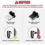 Magnetic Charging Cable, Ankndo 3 in 1 Magnetic Phone Charger Cable [4-Pack, 3ft/3ft/6ft/6ft] Nylon Braided Magnet Charger Cable Compatible with Micro USB, Type C Smartphone and iProduct Device-Black