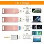 USB Flash Drive Photo Stick for iPhone Flash Drive for iPhone PhotoStick Mobile for iPhone USB Flash Drive Android Backup Drive OTG Smart Phone Memory Stick Storage iPAD USB 3.0 WIVIC (128 GB Pink)