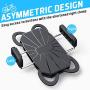 DesertWest Phone Holder for Bike [Asymmetric Clamp] Motorcycle Phone Mount, Universal ATV Mountain & Road Bicycle Handlebar Cradle Fit with iPhone, Samsung and All Phones