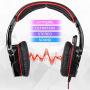 SADES Gaming Headset Stereo Headphone with Microphone for Laptop PC Mac PS4 Phones Xbox Ones/X Controller Nintendo Switch Games-SA708GT (Red Black)
