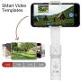 Zhiyun Smooth X Selfie Stick Tripod Gimbal Foldable Stabilizer for Smartphone, Extendable Stabilizer Handheld Gimbal for iPhone Samsung Android Phones YouTuber Vlog Live Streaming Video Making (White)