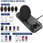 Latest 2020 Wireless Charger, Powlaken 3 in 1 Qi-Certified Wireless Charging Station for AirPods Pro Apple Watch Series 5/4/3/2/1,Fast Wireless Charging Stand for iPhone 11 Pro/11 Pro Max/XS Max/XR/X