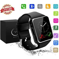 Android Smart Watch for Women Men, 2019 Bluetooth Smartwatch Smart Watches Touchscreen with Camera, Cell Phone Watch with SIM Card Slot Compatible Android Samsung iOS Phones XS 8 7 6 Note 8 9 Adult