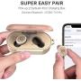 TOZO T10 Bluetooth 5.0 Wireless Earbuds with Wireless Charging Case IPX8 Waterproof TWS Stereo Headphones in Ear Built in Mic Headset Premium Sound with Deep Bass for Sport Khaki(Renewed)
