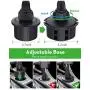 Cup Phone Holder for Car, [Upgraded] Universal Cup Holder Phone Mount for iPhone 11/ X / 8/8 Plus / 7/7Plus /6/6s, Samsung Galaxy S8/S9 Note 6/5/4/3 Edge etc (Gray)