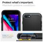 Spigen Neo Hybrid Designed for Apple iPhone SE 2020 Case/Designed for iPhone 8 Case (2017) / Designed for iPhone 7 Case (2016) - Metal Slate