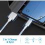 Lightning Cable MFi Certified - Nikolable 3Pack 6FT Lightning to USB-A Cable for iPhone Charger, Durable Fast Charging Cord Compatible with iPhone 11 Pro Max XS XR 8 7 6 Plus 5S iPad iPod, White