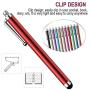 Stylus Pen 12 Pack of Pink Purple Black Green Silver Stylus Universal Touch Screen Capacitive Stylus for Kindle Touch ipad iPhone 6/6s 6Plus 6s Plus Samsung S5 S6 S7 Edge S8 Plus Note, Multicolor