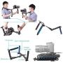 Neewer Aluminium Alloy Foldable DSLR Rig Movie Kit Film Making System Shoulder Mount Support Rig Stabilizer for Canon Nikon Sony Fujifilm Olympus Digital SLR Cameras and Camcorders