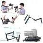 Neewer Aluminium Alloy Foldable DSLR Rig Movie Kit Film Making System Shoulder Mount Support Rig Stabilizer for Canon Nikon Sony Fujifilm Olympus Digital SLR Cameras and Camcorders