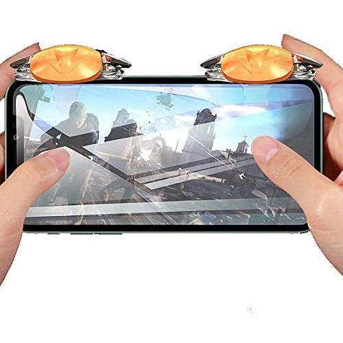 PUBG Mobile Trigger, Auto High Frequency Click Mobile Game Controllers for PUBG/COD Mobile/Fortnite/Rules of Survival Gaming Grip and Gaming Joysticks for iPhone Android Phones