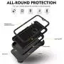 FOGEEK Case for iPhone Xs Max, Belt Clip Holster Heavy Duty Kickstand Cover [Support Wireless Charging] [Dust-Proof] [Shockproof] Compatible for Apple iPhone Xs Max [6.5 Inch] (Black)
