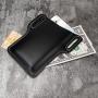 EASYANT PU Leather Cell Phone Holster Universal Case Sheath with Belt Hole Black