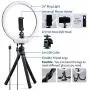 K&F Concept 10 Selfie Ring Light with Stand Phone Holder for Vlog Camera Video Smartphone YouTube Self-Portrait Makeup Shooting Live Streaming K&F Concept 10 Selfie Ring Light with Stand Phone Holder for Vlog Camera Video Smartphone YouTube Self-Portrait Makeup Shooting Live Streaming