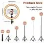 Amconsure LED Ring Light,10" Selfie Ring Light with Adjustable Tripod Stand & Phone Holder for Live Stream/Makeup/YouTube Video/Photography Compatible iPhone Android Amconsure LED Ring Light,10" Selfie Ring Light with Adjustable Tripod Stand & Phone Holder for Live Stream/Makeup/YouTube Video/Photography Compatible iPhone Android