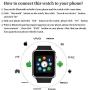 Smart Watch,Unlocked Touchscreen Smartwatch Compatible with Android/Bluetooth/iOS (Partial Functions) Call and Text Camera Notification Music Player Wrist Watch for Women Men(Black)