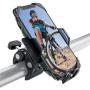 andobil Bike & Motorcycle Phone Mount Ultimate Universal ATV Mountain & Road Bicycle Handlebar Easy Clamp Cellphone Holder Compatible with iPhone SE 11 Pro Xr Xs Max X 8 Plus, Galaxy S20 Note10