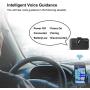 SUNITEC Hands Free Bluetooth for Cell Phone Car Kit - Wireless Bluetooth 5.0 Car Speaker AUTO Power ON Support Siri Google Assistant Voice Guidance Receiver for Car Handsfree Speakerphone - BC980