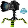 Bontend Flexible Tripod with iPhone and Smartphone Holder - A Light Camera Stand for DSLR, SLR - Free Gopro Mount