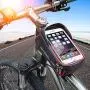 ZCP-1 GORGEOU Bicycle Phone Bag, Waterproof Universal Bicycle Frame Bag Mobile Phone Holder for Any Mobile Phone, 6 inches ZCP-1 GORGEOU Bicycle Phone Bag, Waterproof Universal Bicycle Frame Bag Mobile Phone Holder for Any Mobile Phone, 6 inches