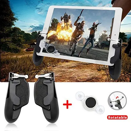 takyu Mobile Controller for Pad, Mobile Game Controller with Game Joystick, Upgraded Version W9 180° Rotatable Triggers Gamepad for 4.5-12.9 inch Tablet & Android iOS Phone takyu Mobile Controller for Pad, Mobile Game Controller with Game Joystick, Upgraded Version W9 180° Rotatable Triggers Gamepad for 4.5-12.9 inch Tablet & Android iOS Phone