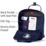 Fjallraven, Kanken, Re-Kanken Mini Recycled Backpack for Everyday Use, Heritage and Responsibility Since 1960