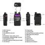 Baofeng UV-5R+ Plus UHF VHF Long Range Dual Band Ham Amateur Two Way Radio, Black