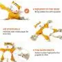 Toozey Small Dog Toys for Puppies with 3 Pack, Stuffless Crinkle Puppy Toys, Plush Puppy Teething Toys, and Natural Cotton Rope Toys for Small Dogs and Puppies, Healthy and Durable