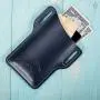 EASYANT PU Leather Cell Phone Holster Universal Case Sheath with Belt Hole Blue EASYANT PU Leather Cell Phone Holster Universal Case Sheath with Belt Hole Blue