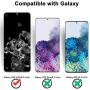 【3 Pack】 Camera Lens Screen Protector for Samsung Galaxy S20 Ultra 5G, 9H Tempered Glass HD Anti Scratch Bubble Free, Black Ultra Slim Stealth Camera Lens Protective Film for Galaxy S20 Ultra (6.9’’)
