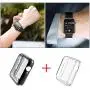 [2-Pack] Julk Case for Apple Watch Series 5 / Series 4 Screen Protector 40mm, 2019 New iWatch Overall Protective Case TPU HD Ultra-Thin Cover for Series 5/4 (1 Black+1 Transparent)