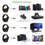 PS4 Gaming Headset For Xbox One Over Ear Headphones with Mic Noise-Canceling Microphone for Ps4, Laptop Mac Tablet